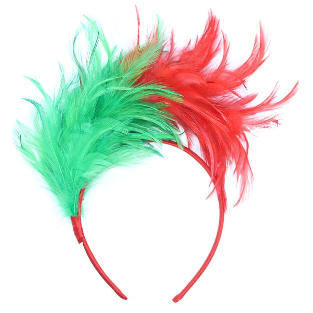 8324 Feather Fascinator 1920s Headband For Women